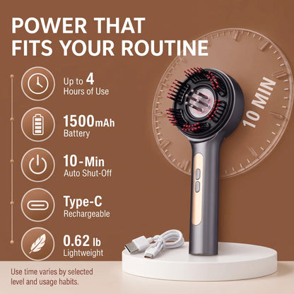 The Root Reviver — Red Light Scalp Massager & Oil Applicator