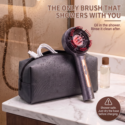 The Root Reviver — Red Light Scalp Massager & Oil Applicator