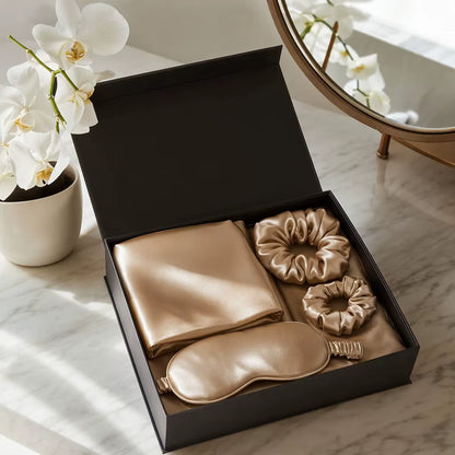 Luxury Bridal Gift 100% Mulberry Silk Pillowcase Grade 6A 19 22 Momme Custom Embroidered Pillow Case Premium Gift Box OEM