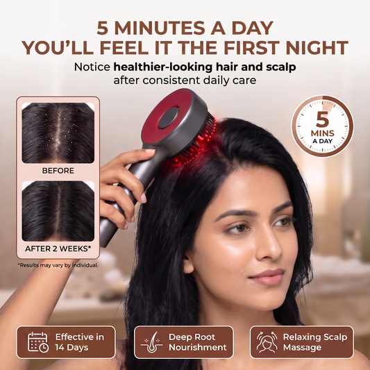 The Root Reviver — Red Light Scalp Massager & Oil Applicator